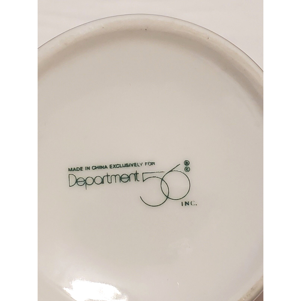 Department 56 Ho Ho Cup Mug Christmas Holliday Stars Coffee Red Green Gold NEW - Picture 5 of 5